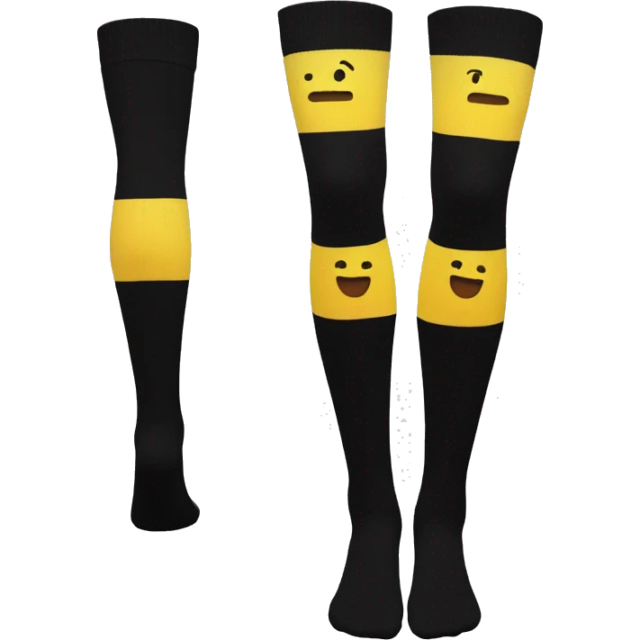 Black over knee socks emoji