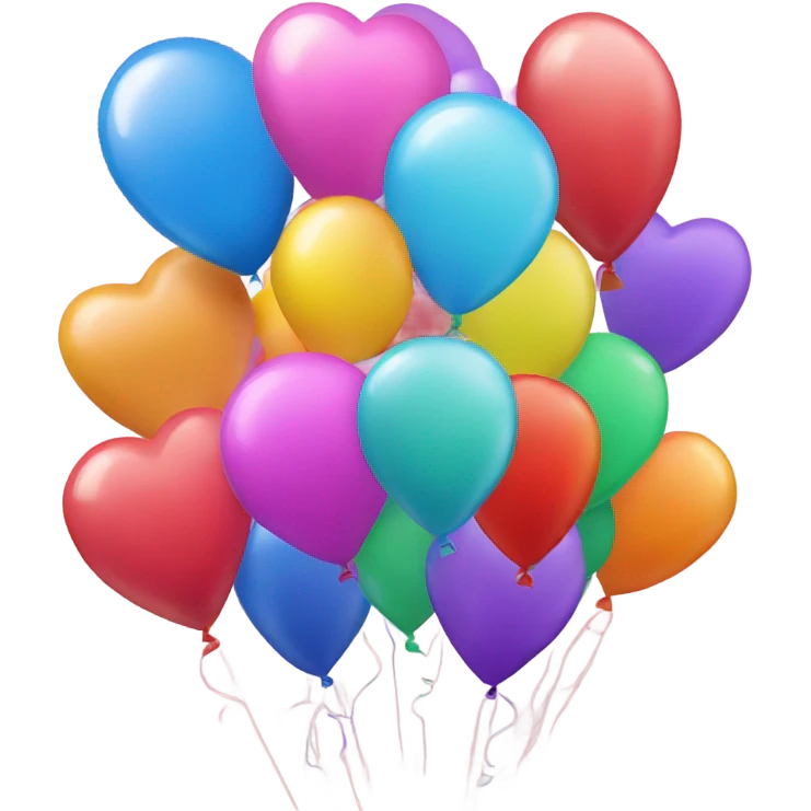 24 birthday balloons  emoji