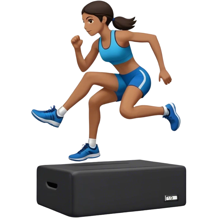 plyo-box-jump exercise side-view emoji