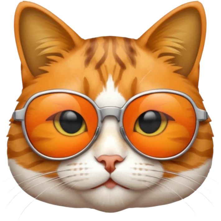 Cat wearing sunglasses emoji