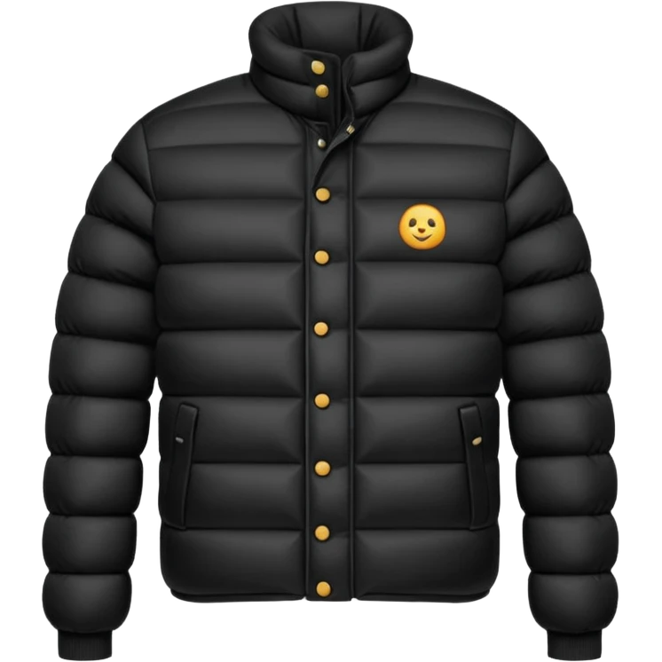black puffer emoji