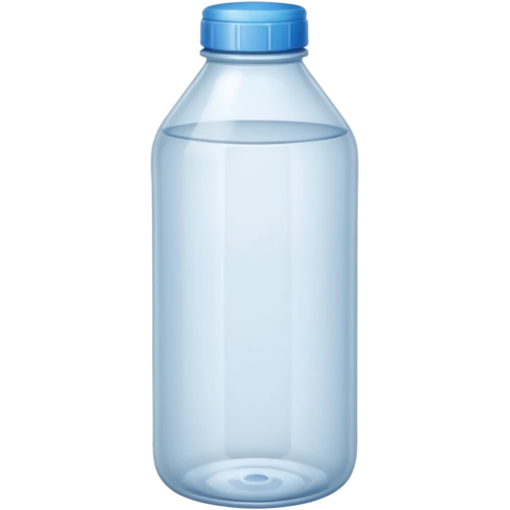 make a empty plastic bottle emoji