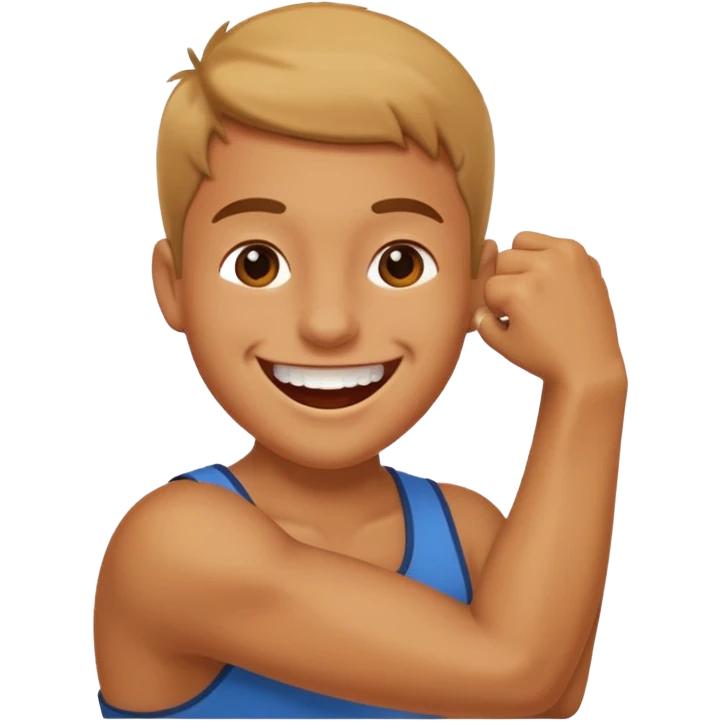 Emoji love biting an arm emoji