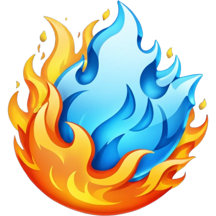 Fire and ıce emoji