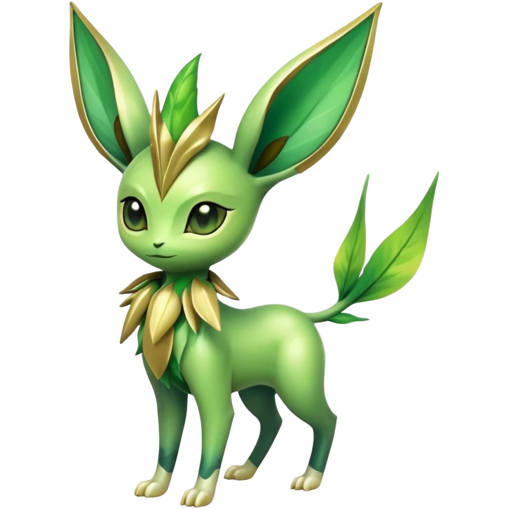 Shiny Exotic Bayleaf-Celebi-Leafeon-Hybrid-Creature emoji
