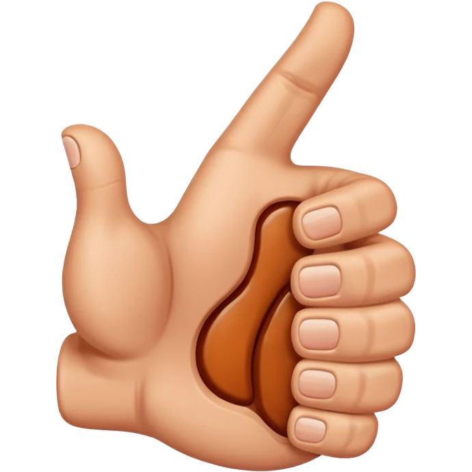 A piece sign with the thumbs up emoji