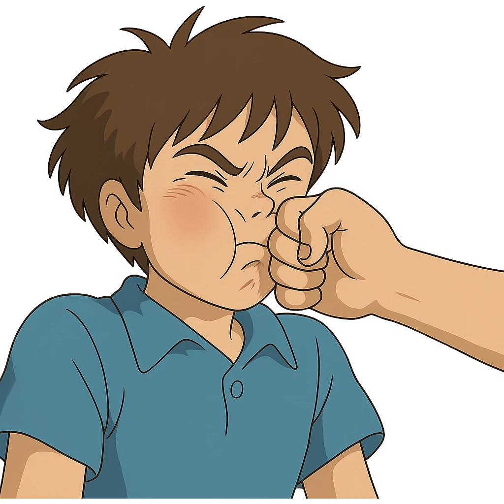 ghibli style facepunch emoji