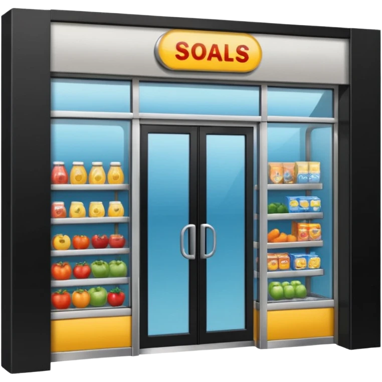 Front Supermarket🛒Entrance emoji