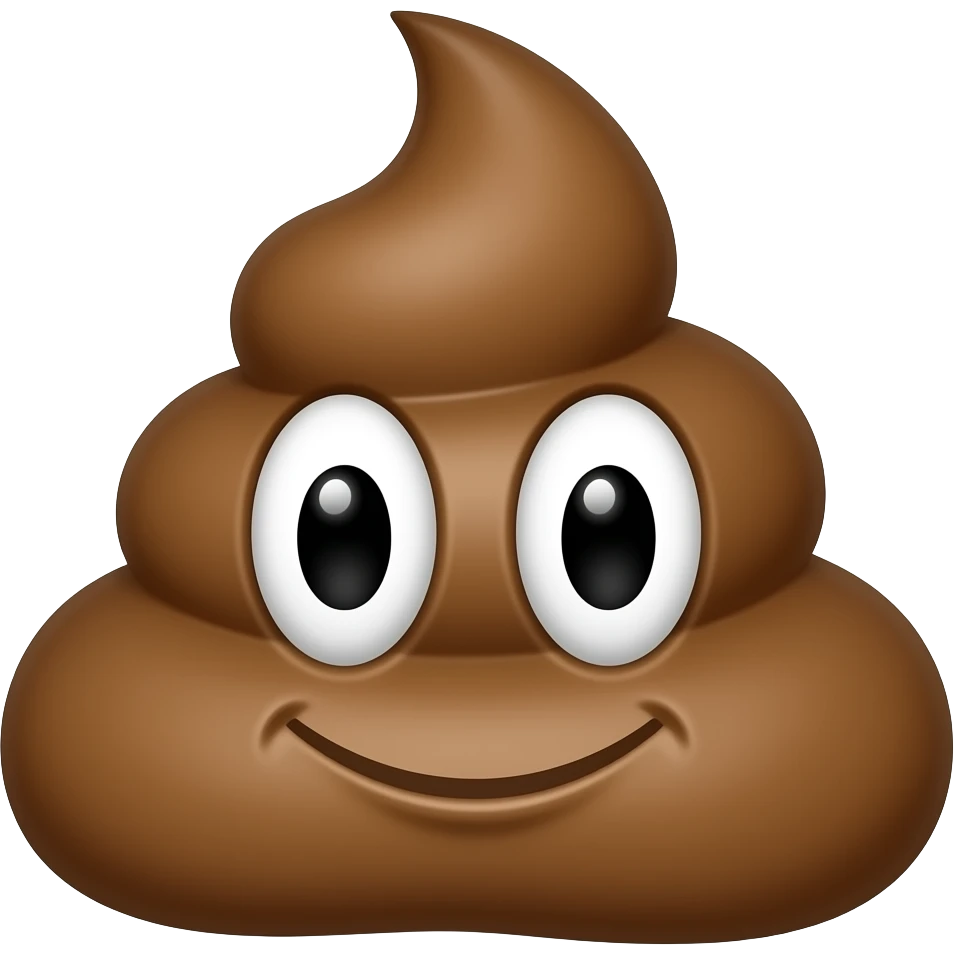A poop oi oi baka emoji