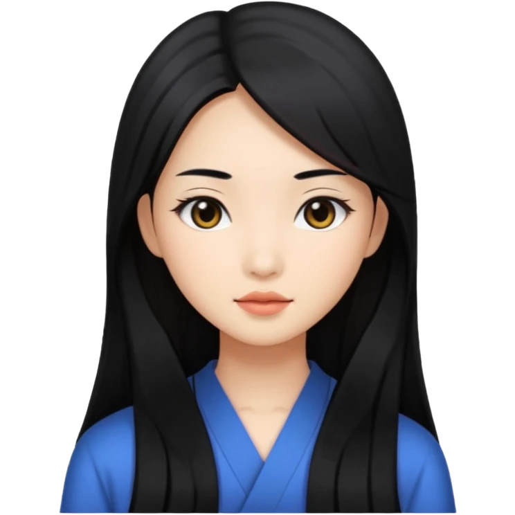 Asian girl emoji
