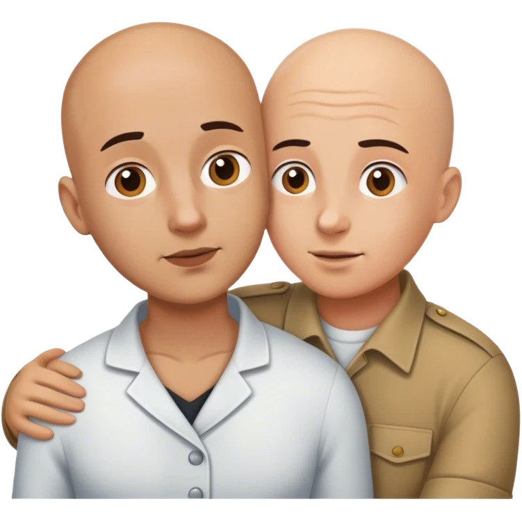 Novio rapado rescatando a su novia emoji