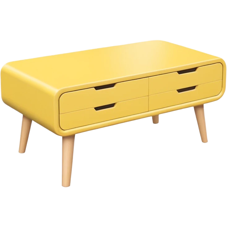 light yellow coffe table
 emoji