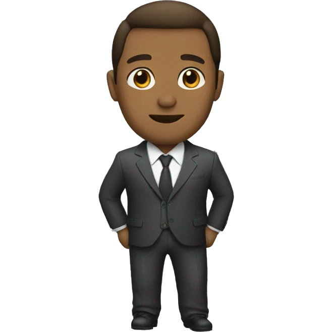 man with a suit emoji