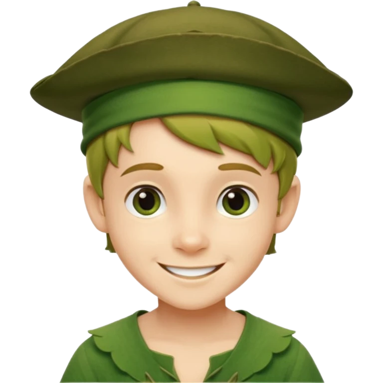Fairytale character Peter Pan emoji