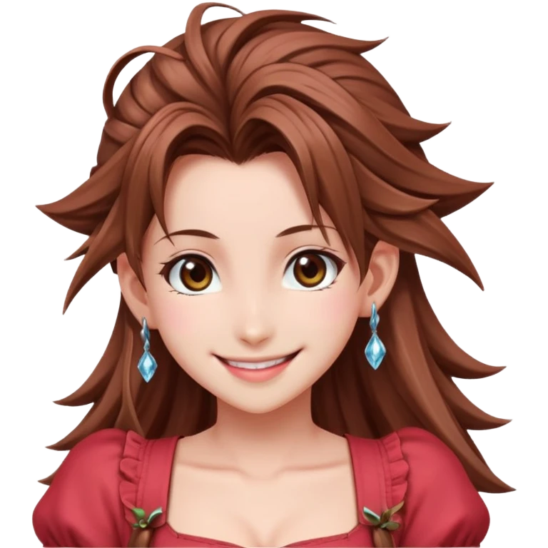 Aerith sexy character emoji