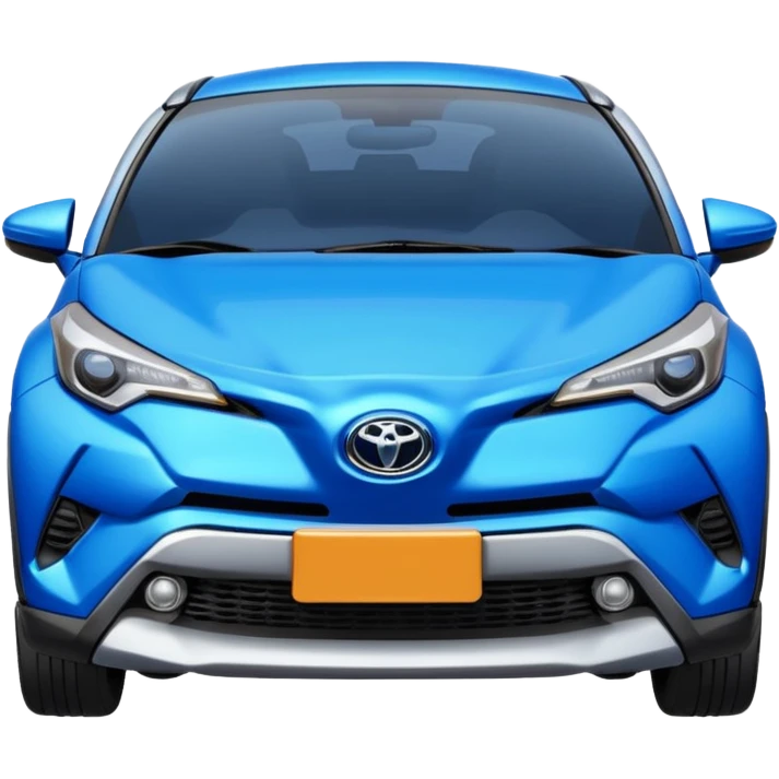 toyota chr bleue avant enfoncé emoji