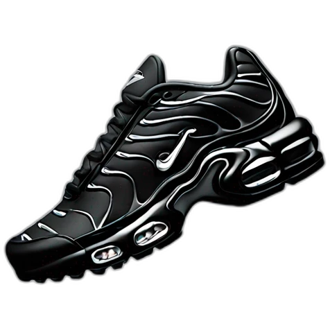 3D nike tn black emoji