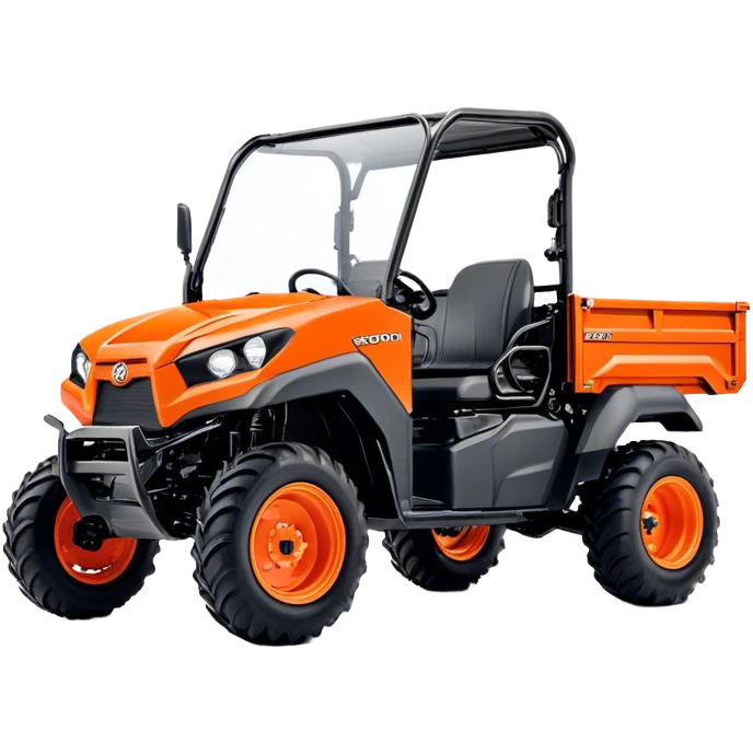 Farm Utility Vehicle (UTV) - Kubota RTV-XG850 (Model Year: 2021) (Iconic colour: Orange) emoji