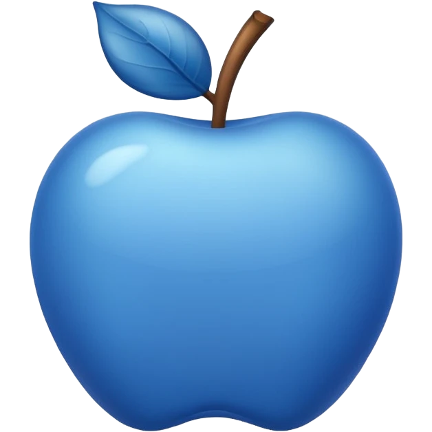 Bloo apple emoji