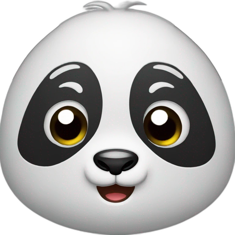 Small panda wink emoji