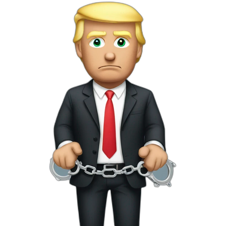 trump-in-handcuffs emoji