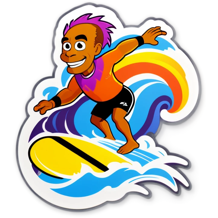Jacaré Surfando emoji
