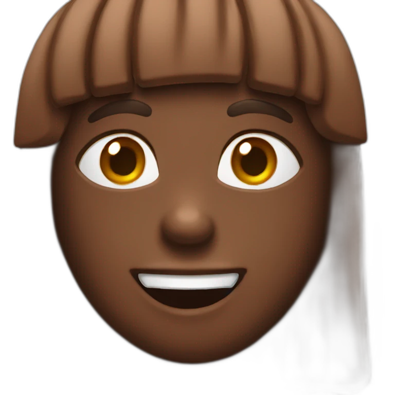 chocolate con cara emoji