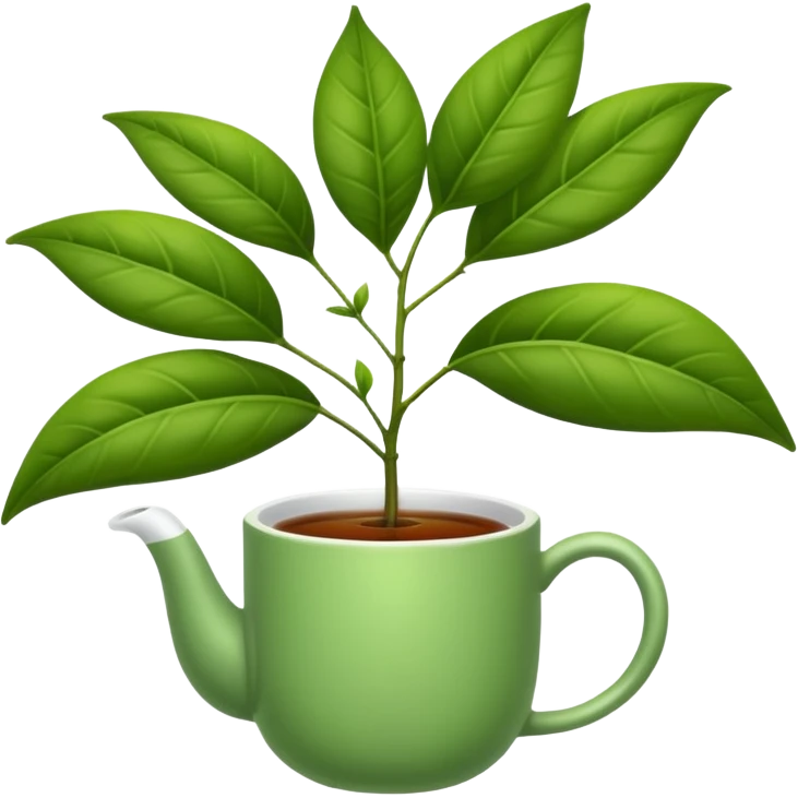 tea plant emoji
