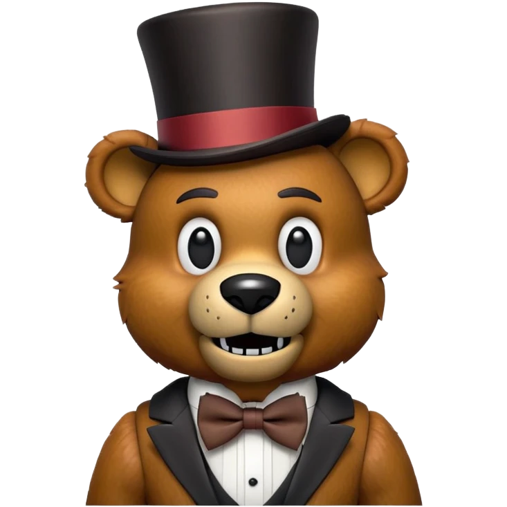 Freddy Fazbear animatronic bear emoji