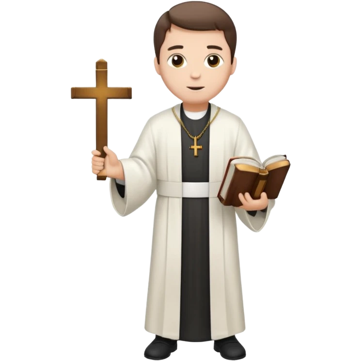priest, full body emoji