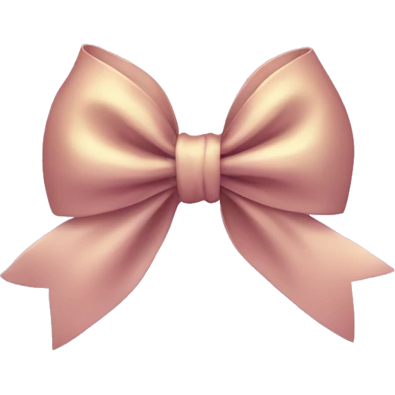 coquette bow emoji