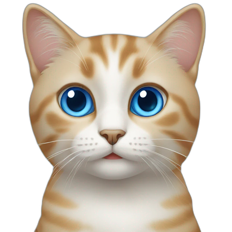 cat with blue eyes emoji