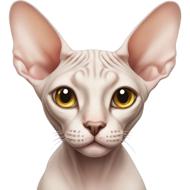 Sphynx cat emoji