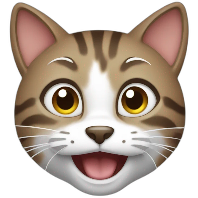 excited cat emoji