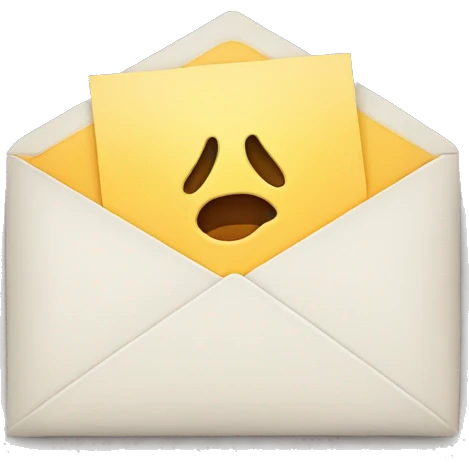 email envelope opened emoji