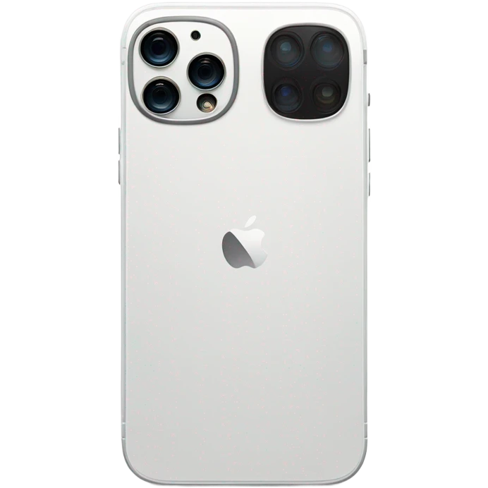 white iPhone 14 Pro emoji