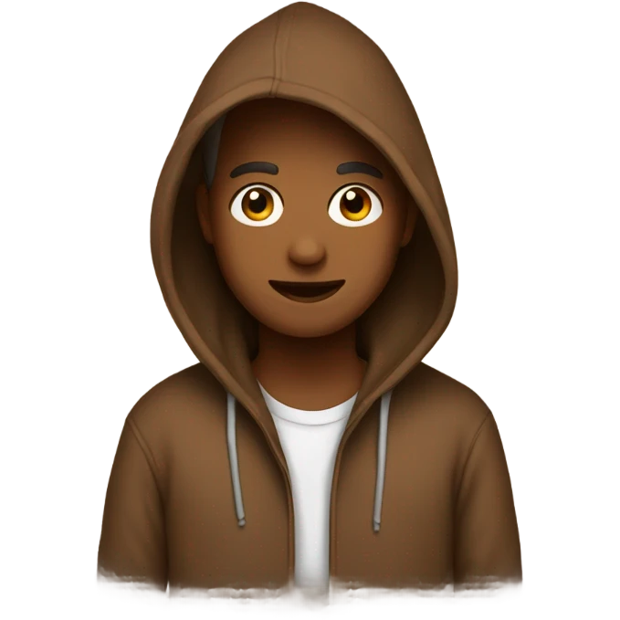 Brown hoodie  emoji