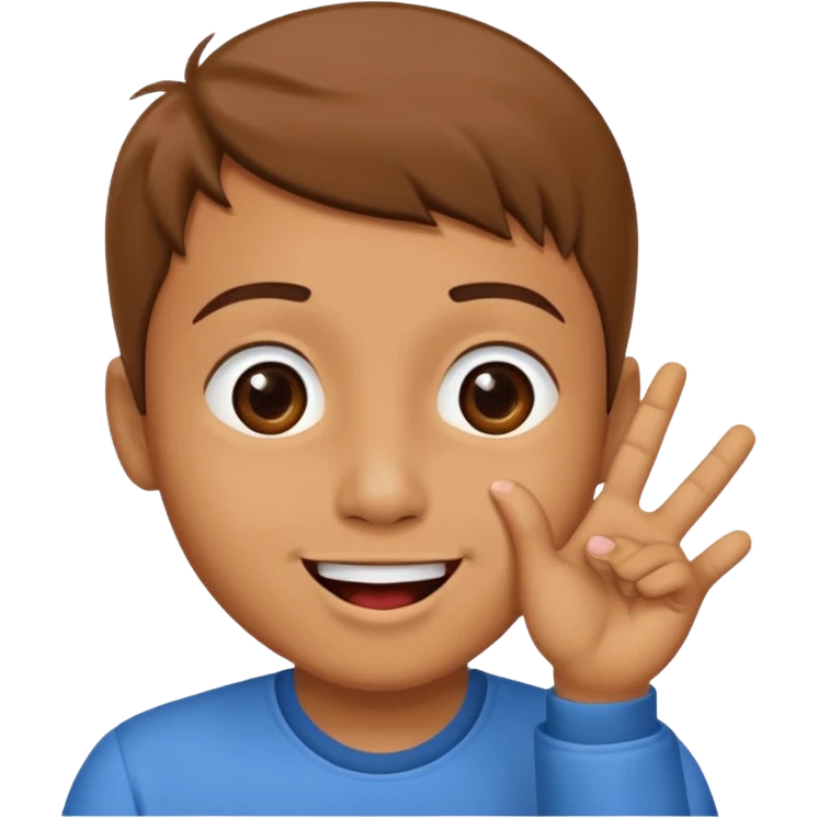 i want dudu to send a kiss with his left hand emoji