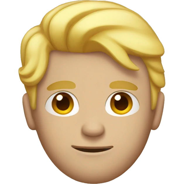 blond man saying ZZZZ emoji