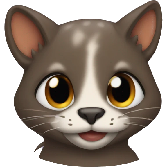 Cat and platypus mashup cute emoji