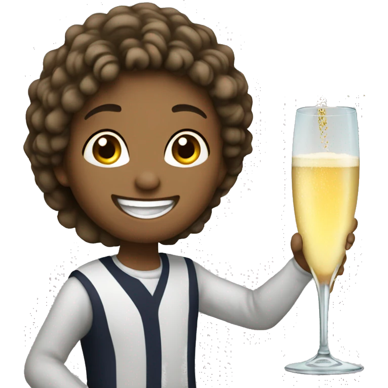 20th birthday cheers champagne glass emoji