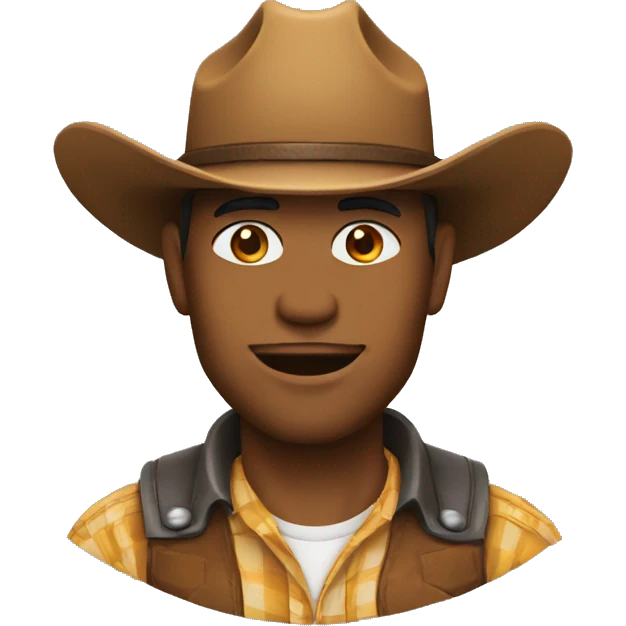 👂 with cowboy hat emoji