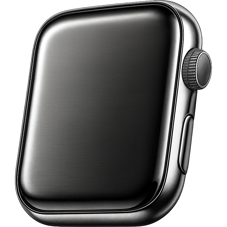 black apple watch emoji