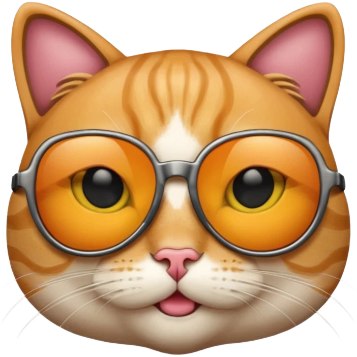 Cat wearing sunglasses emoji