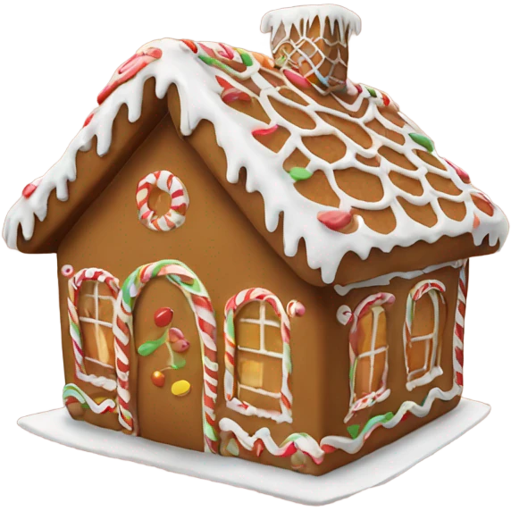 gingerbread house  emoji