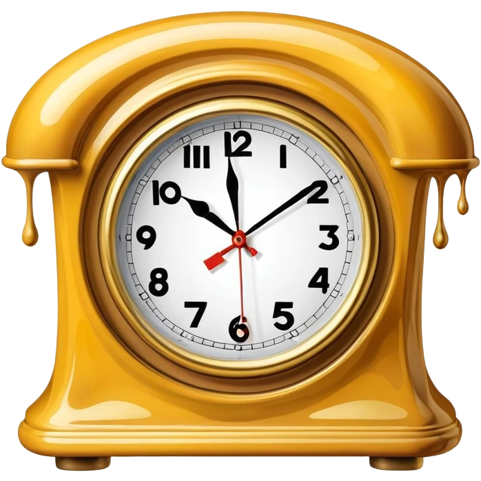 salvador dali melted spam clock emoji