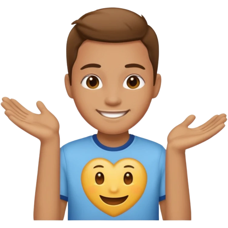 Change the shirt, make it look cute emoji