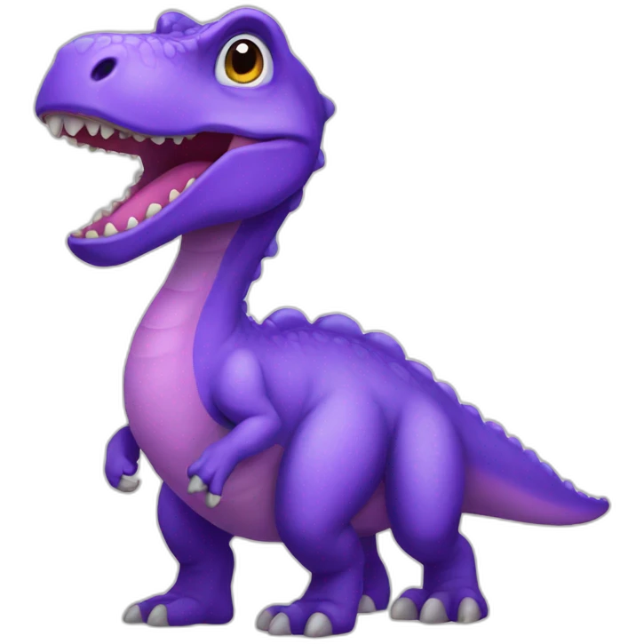 purple dinosaur emoji