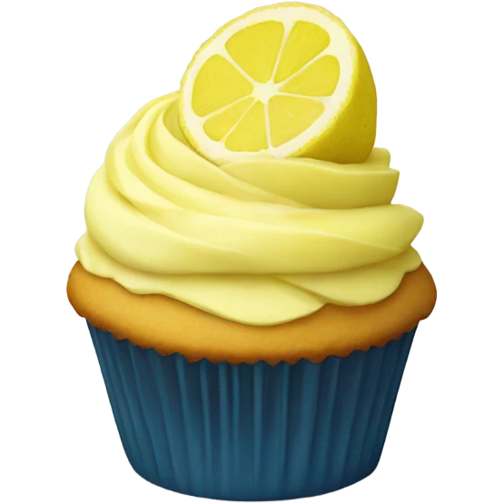 lemon cupcake emoji