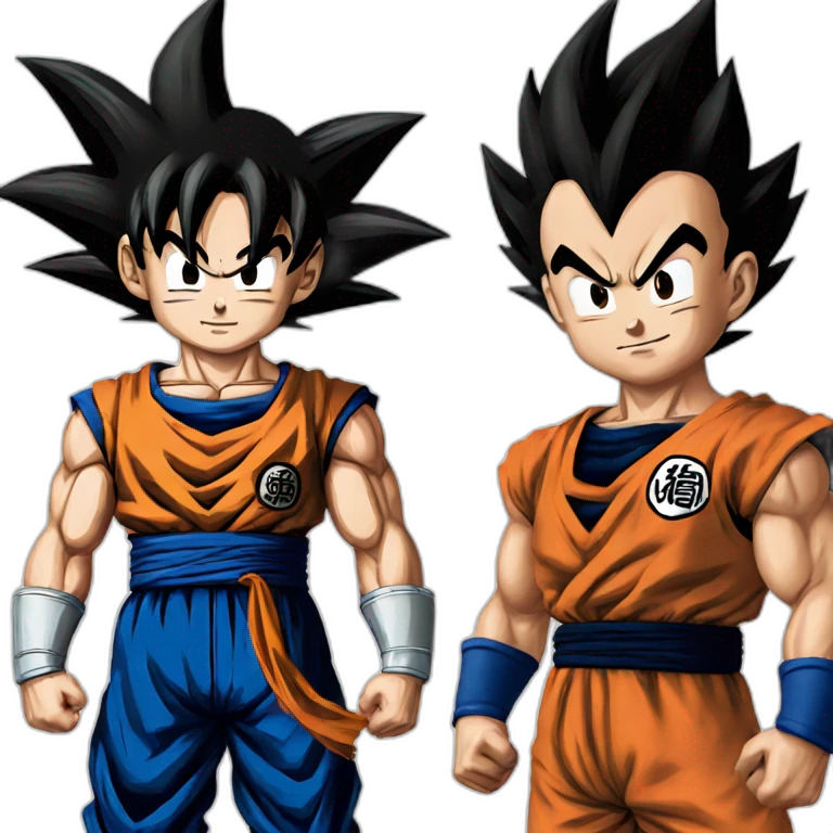 goku et vegeta emoji